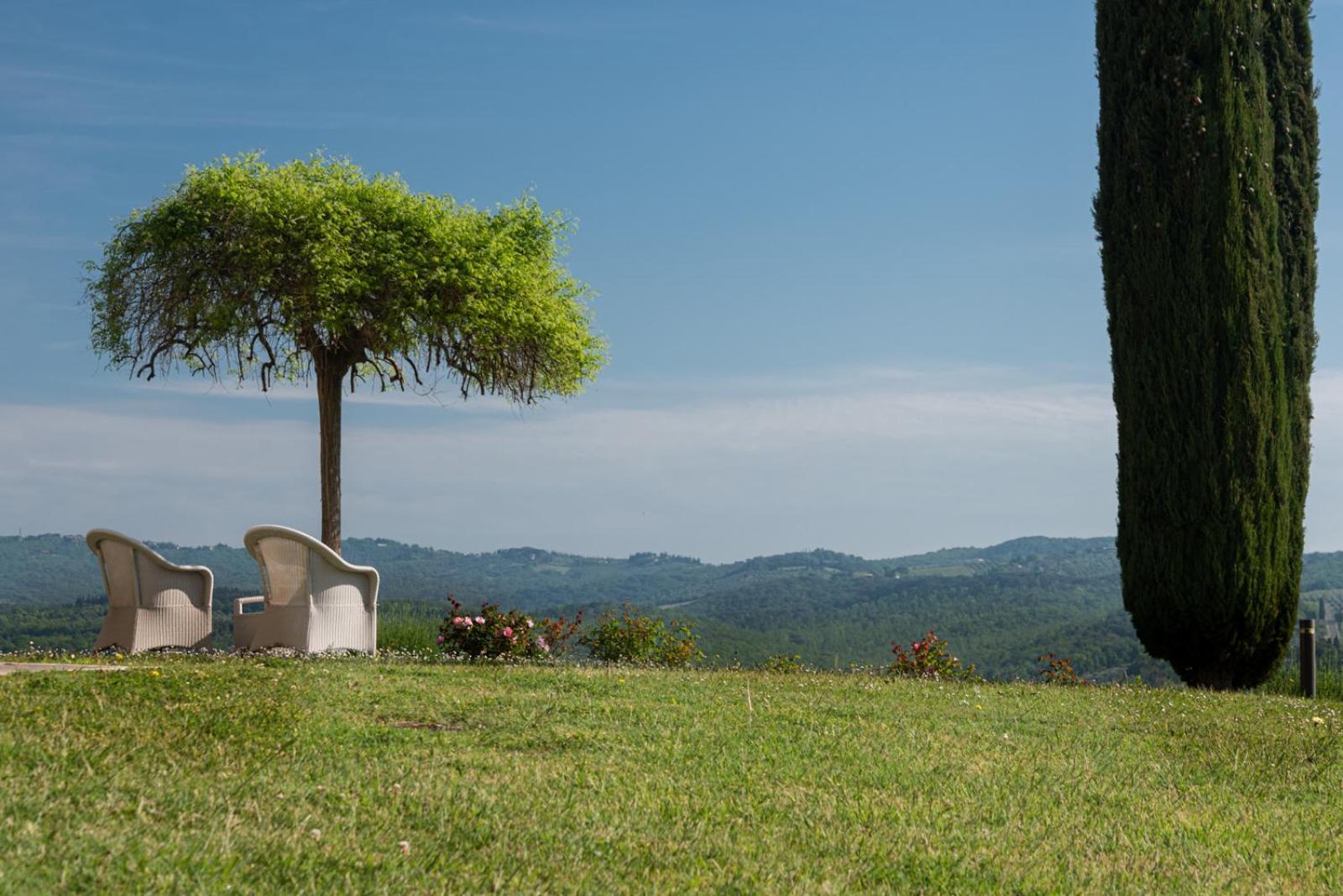 Villa Il Castagno Wine & Resort Siena Eksteriør bilde